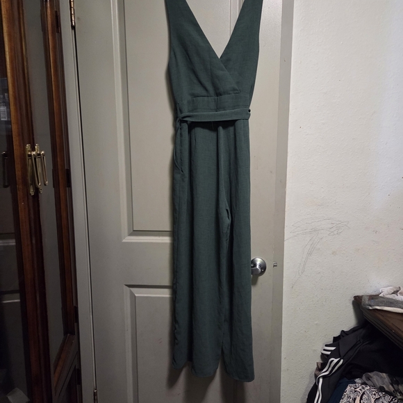Lulu's Elegant Deep Green Jumpsuit - Picture 4 of 6